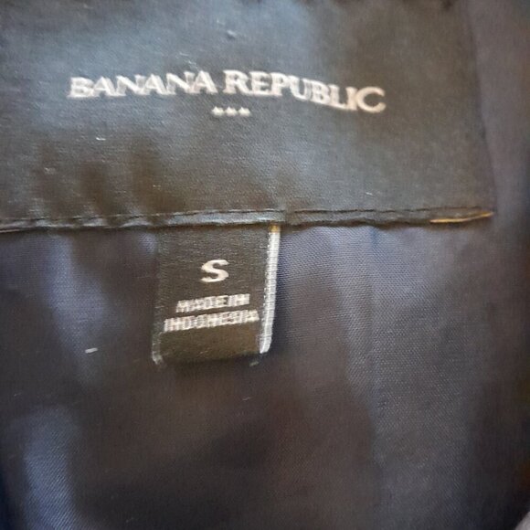 Banana Republic Quilted Vest Demin Grey Small - Picture 4 of 8